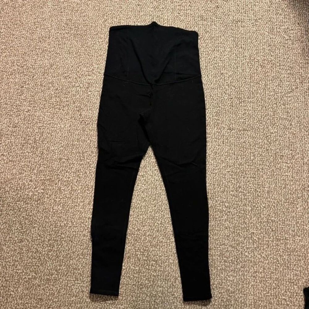 Ingrid & Isabel Maternity Leggings Black Full Belly Panel Size Small
